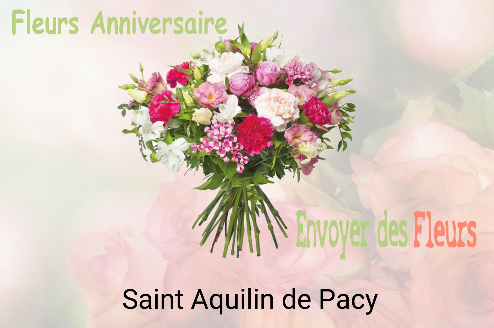 Bouquet de fleurs d’anniversaire livré à Saint-Aquilin-de-Pacy
