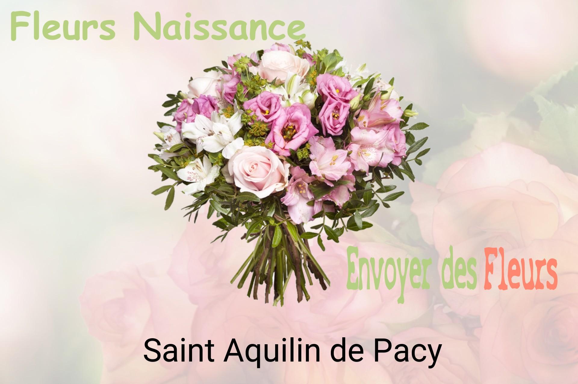 Bouquet de fleurs de naissance livré à Saint-Aquilin-de-Pacy
